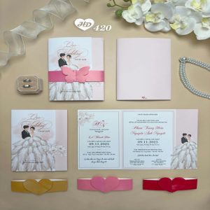 Vector Thiệp Cưới HD, Phôi Thiệp Cưới  (190)