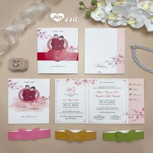 Vector Thiệp Cưới HD, Phôi Thiệp Cưới  (216)