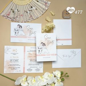 Vector Thiệp Cưới HD, Phôi Thiệp Cưới  (247)