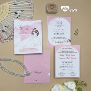 Vector Thiệp Cưới HD, Phôi Thiệp Cưới  (250)