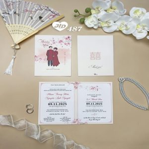 Vector Thiệp Cưới HD, Phôi Thiệp Cưới  (257)