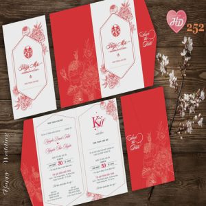 Vector Thiệp Cưới HD, Phôi Thiệp Cưới  (35)