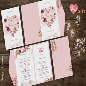 Vector Thiệp Cưới HD, Phôi Thiệp Cưới  (4)