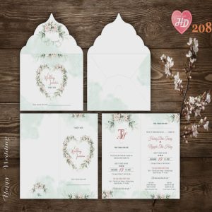 Vector Thiệp Cưới HD, Phôi Thiệp Cưới  (6)