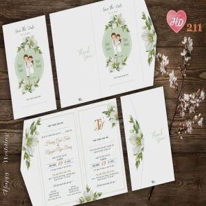 Vector Thiệp Cưới HD, Phôi Thiệp Cưới  (9)