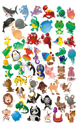 Vector Tổng Hợp Động Vật, Animals