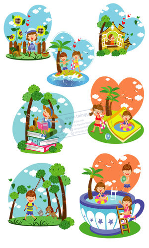 Vector Trang Trí Mầm Non