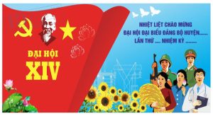 Vector Tranh Cổ Động Đại Hội Đại Biểu 2