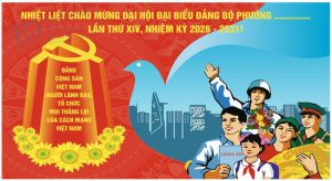 Vector Tranh Cổ Động Đại Hội Đại Biểu