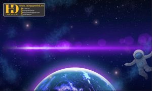 Vector Tranh Vũ Trụ Không Gian, Phi Hành Gia (13)