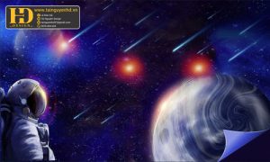 Vector Tranh Vũ Trụ Không Gian, Phi Hành Gia (20)