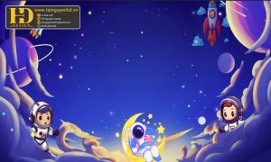 Vector Tranh Vũ Trụ Không Gian, Phi Hành Gia (24)