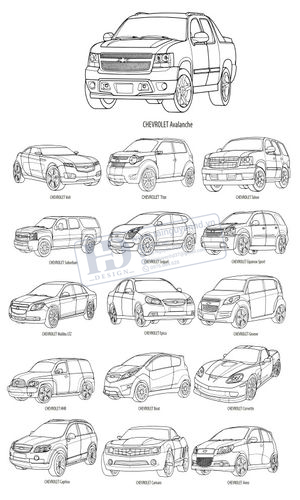 Vector Xe Ô Tô Chevrolet