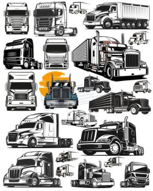 Vector Xe Ô Tô, Xe Máy, Xe Công Trình (103)