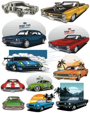 Vector Xe Ô Tô, Xe Máy, Xe Công Trình (104)