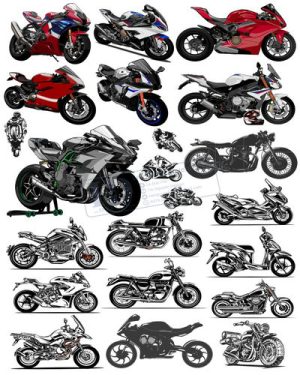 Vector Xe Ô Tô, Xe Máy, Xe Công Trình (114)