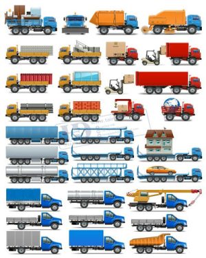 Vector Xe Ô Tô, Xe Máy, Xe Công Trình (118)