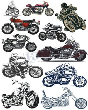 Vector Xe Ô Tô, Xe Máy, Xe Công Trình (125)