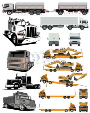 Vector Xe Ô Tô, Xe Máy, Xe Công Trình (127)