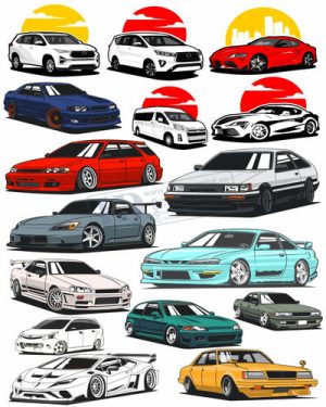 Vector Xe Ô Tô, Xe Máy, Xe Công Trình (129)