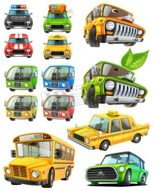 Vector Xe Ô Tô, Xe Máy, Xe Công Trình (133)