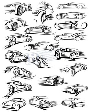 Vector Xe Ô Tô, Xe Máy, Xe Công Trình (149)