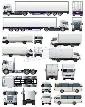 Vector Xe Ô Tô, Xe Máy, Xe Công Trình (152)