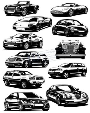 Vector Xe Ô Tô, Xe Máy, Xe Công Trình (155)