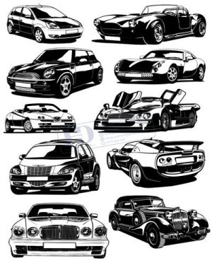 Vector Xe Ô Tô, Xe Máy, Xe Công Trình (156)