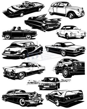 Vector Xe Ô Tô, Xe Máy, Xe Công Trình (158)