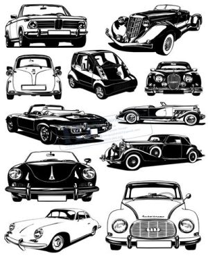 Vector Xe Ô Tô, Xe Máy, Xe Công Trình (159)