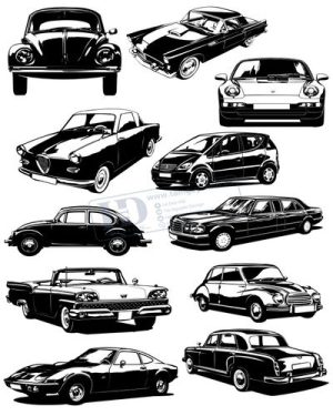 Vector Xe Ô Tô, Xe Máy, Xe Công Trình (160)