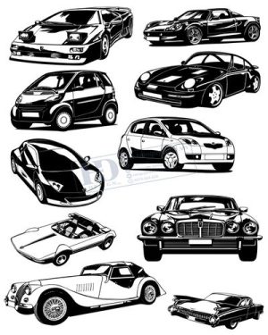 Vector Xe Ô Tô, Xe Máy, Xe Công Trình (162)