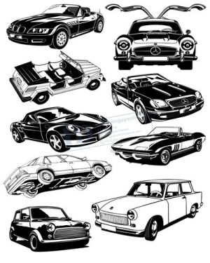 Vector Xe Ô Tô, Xe Máy, Xe Công Trình (163)