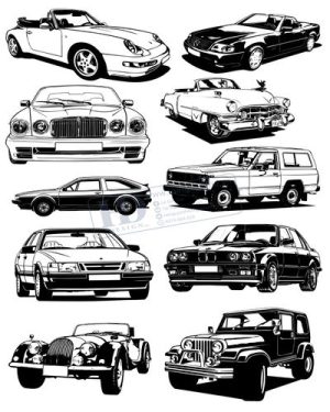 Vector Xe Ô Tô, Xe Máy, Xe Công Trình (164)