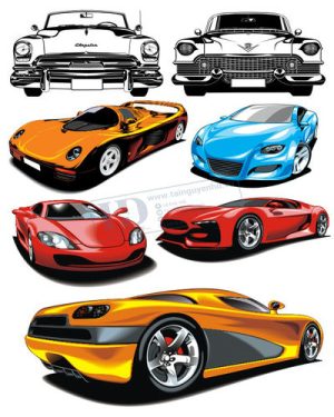 Vector Xe Ô Tô, Xe Máy, Xe Công Trình (167)