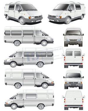 Vector Xe Ô Tô, Xe Máy, Xe Công Trình (189)