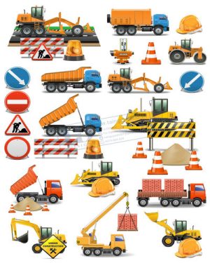 Vector Xe Ô Tô, Xe Máy, Xe Công Trình (190)