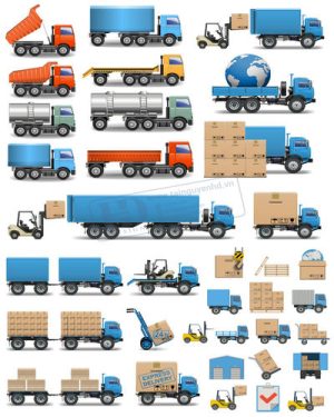 Vector Xe Ô Tô, Xe Máy, Xe Công Trình (191)