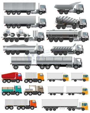 Vector Xe Ô Tô, Xe Máy, Xe Công Trình (194)