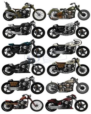 Vector Xe Ô Tô, Xe Máy, Xe Công Trình (200)