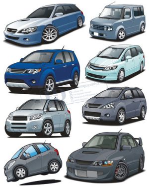 Vector Xe Ô Tô, Xe Máy, Xe Công Trình (21)