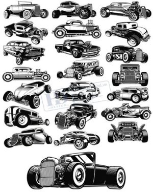 Vector Xe Ô Tô, Xe Máy, Xe Công Trình (216)