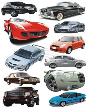 Vector Xe Ô Tô, Xe Máy, Xe Công Trình (217)