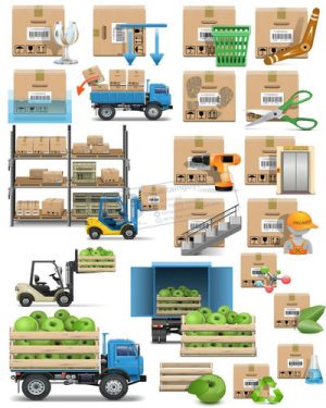 Vector Xe Ô Tô, Xe Máy, Xe Công Trình (221)