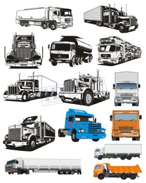 Vector Xe Ô Tô, Xe Máy, Xe Công Trình (222)