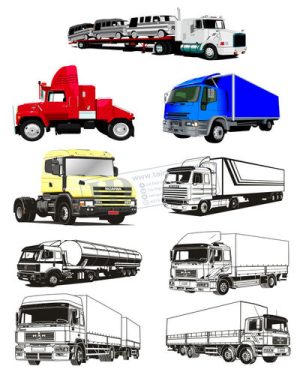 Vector Xe Ô Tô, Xe Máy, Xe Công Trình (223)