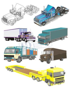 Vector Xe Ô Tô, Xe Máy, Xe Công Trình (224)