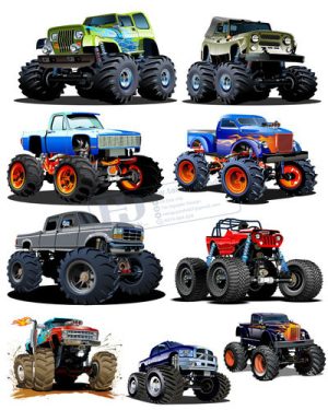 Vector Xe Ô Tô, Xe Máy, Xe Công Trình (228)