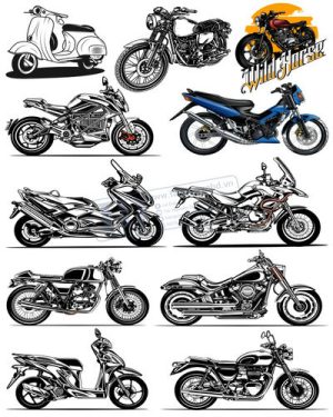 Vector Xe Ô Tô, Xe Máy, Xe Công Trình (230)